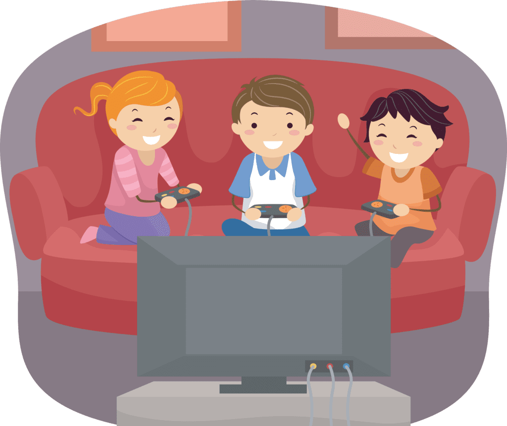 Video games level up the benefits of gaming for young minds clipart clip art