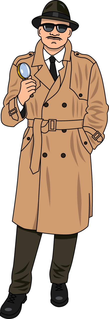 Detective vector clipart images 2