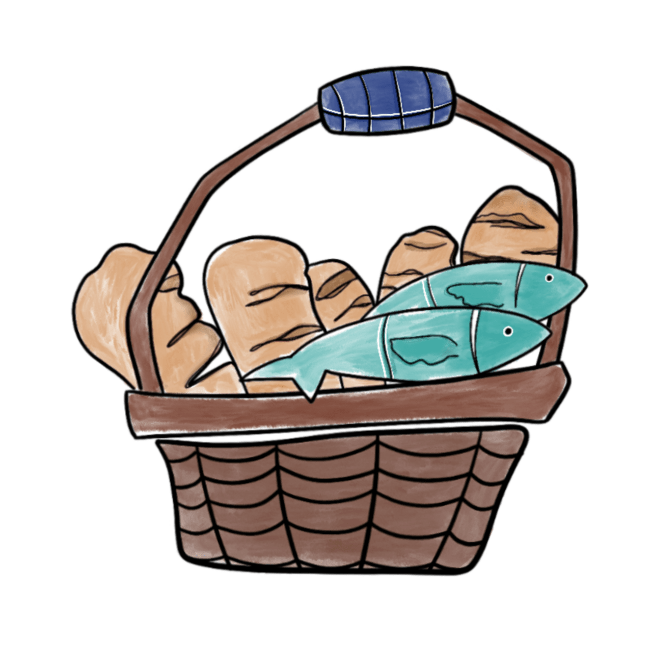 Basket day ipad journaling through john with she reads truth app clipart vector