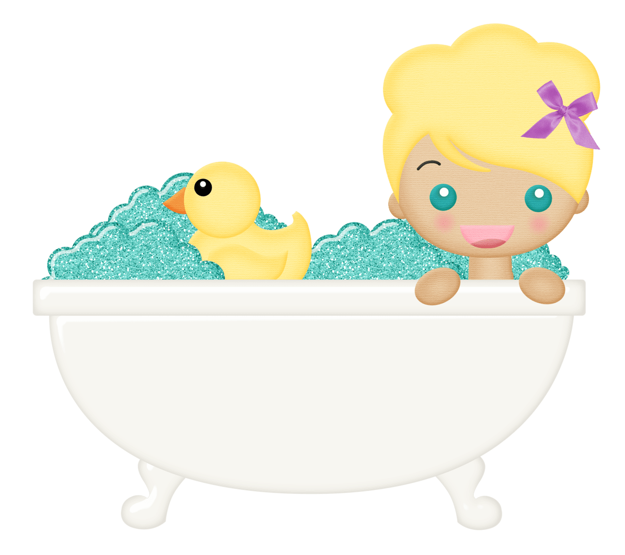 Bathtub bathtimefun clipart vector