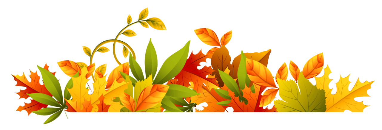 Fall border autumn clipart picture