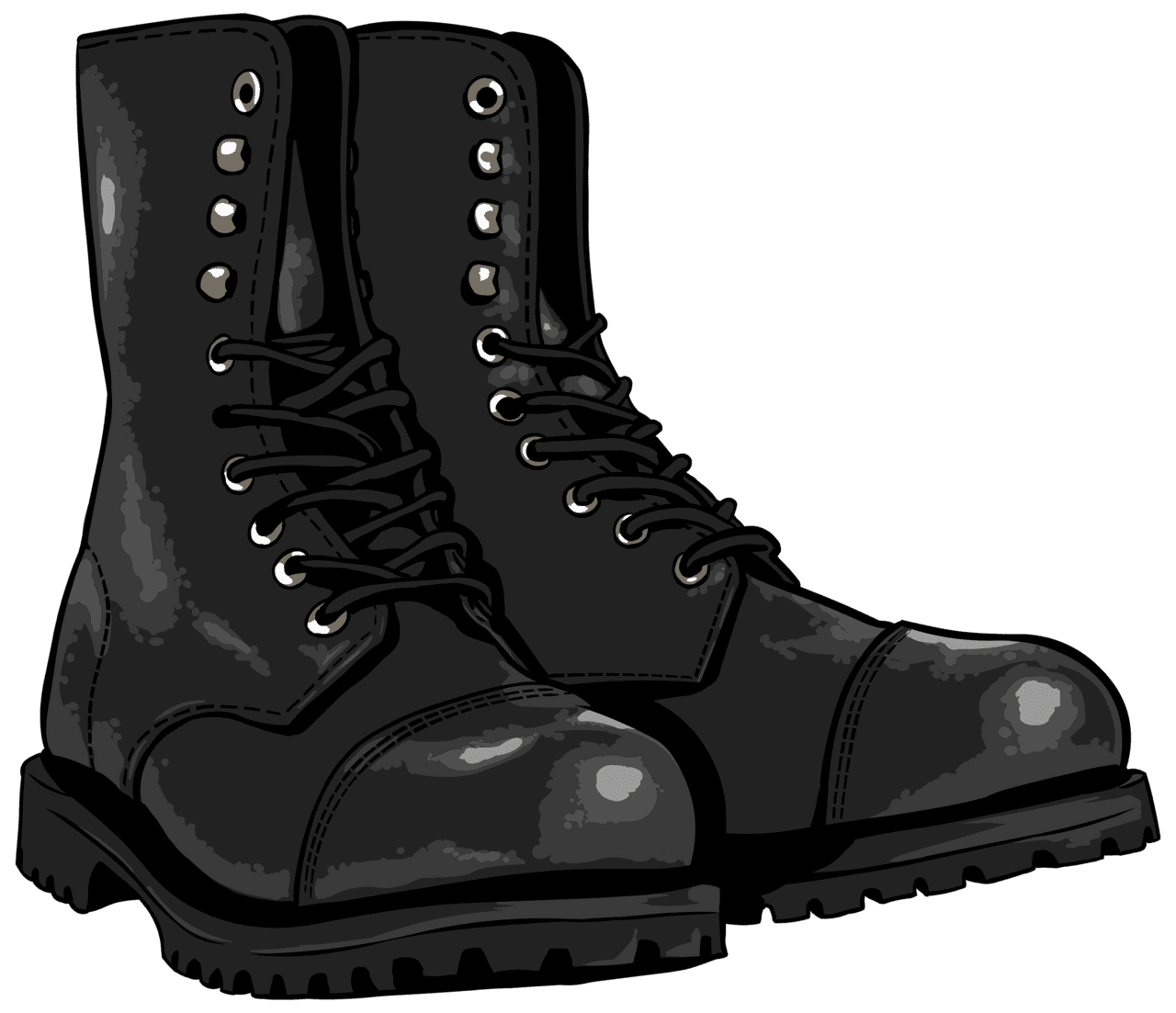 Black boot image best clipart