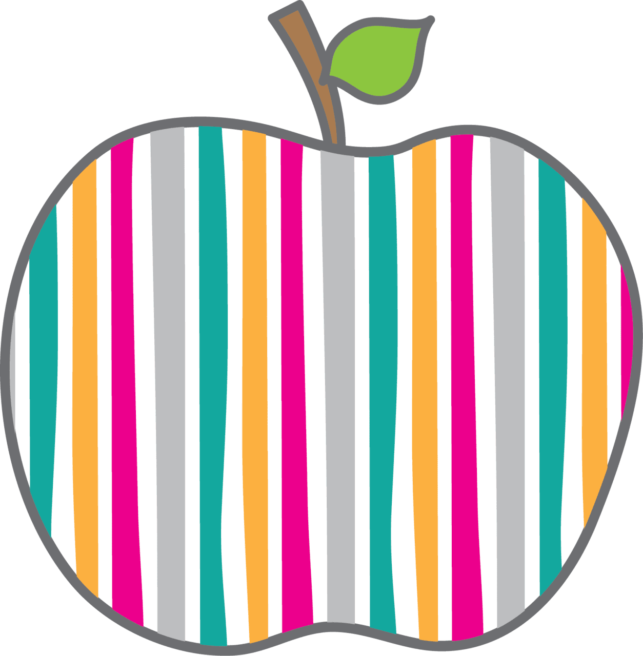 Apples pin page clipart image 4