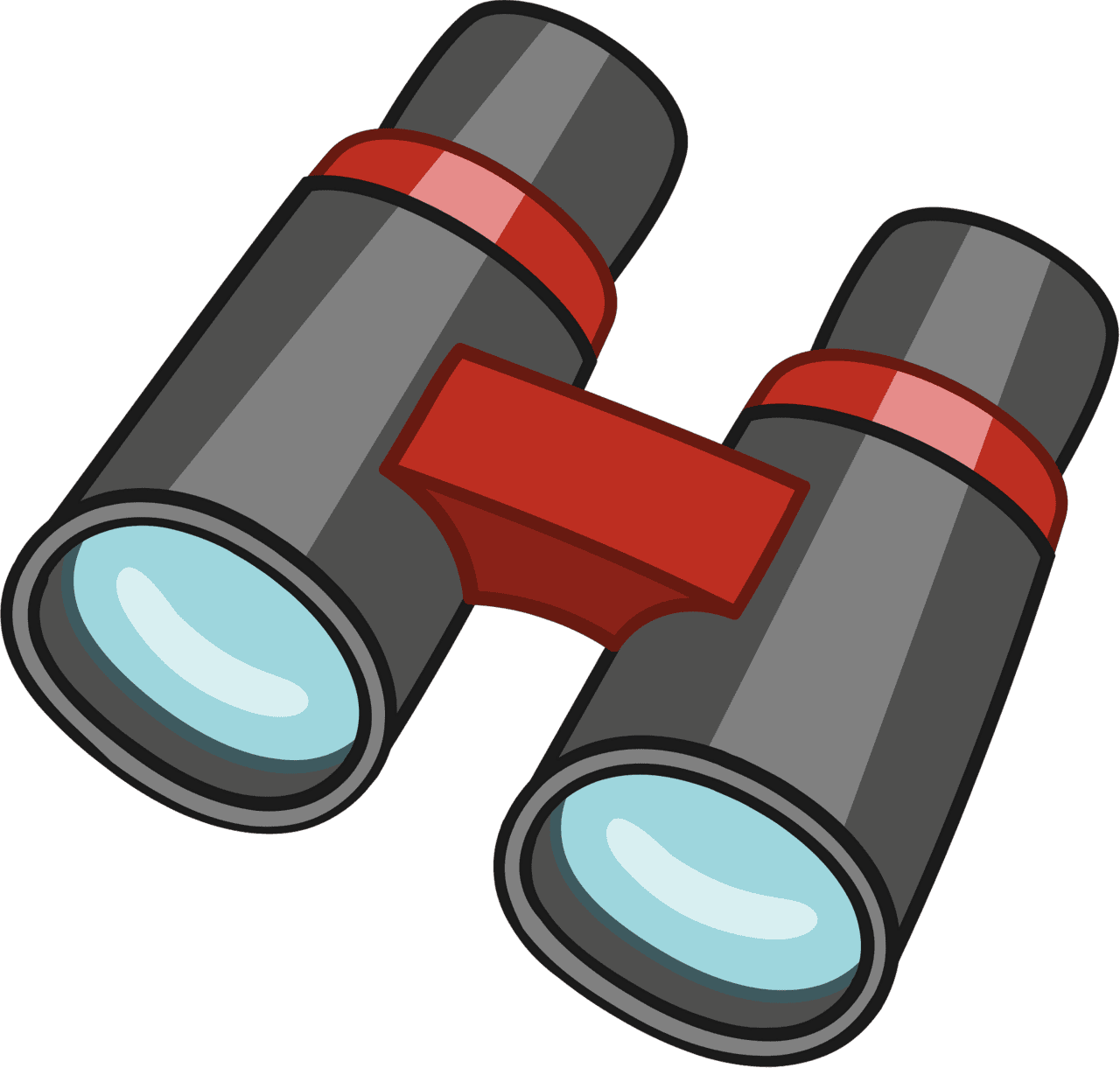 Binoculars vector clipart images