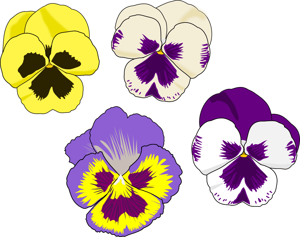 Alice in wonderland images talking flowers clipart