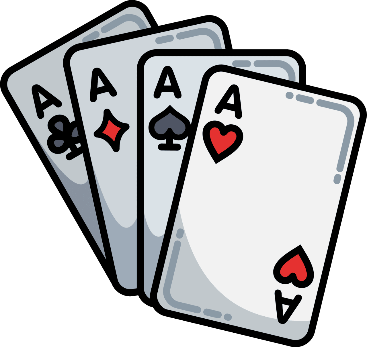 Deck of cards vector clipart images