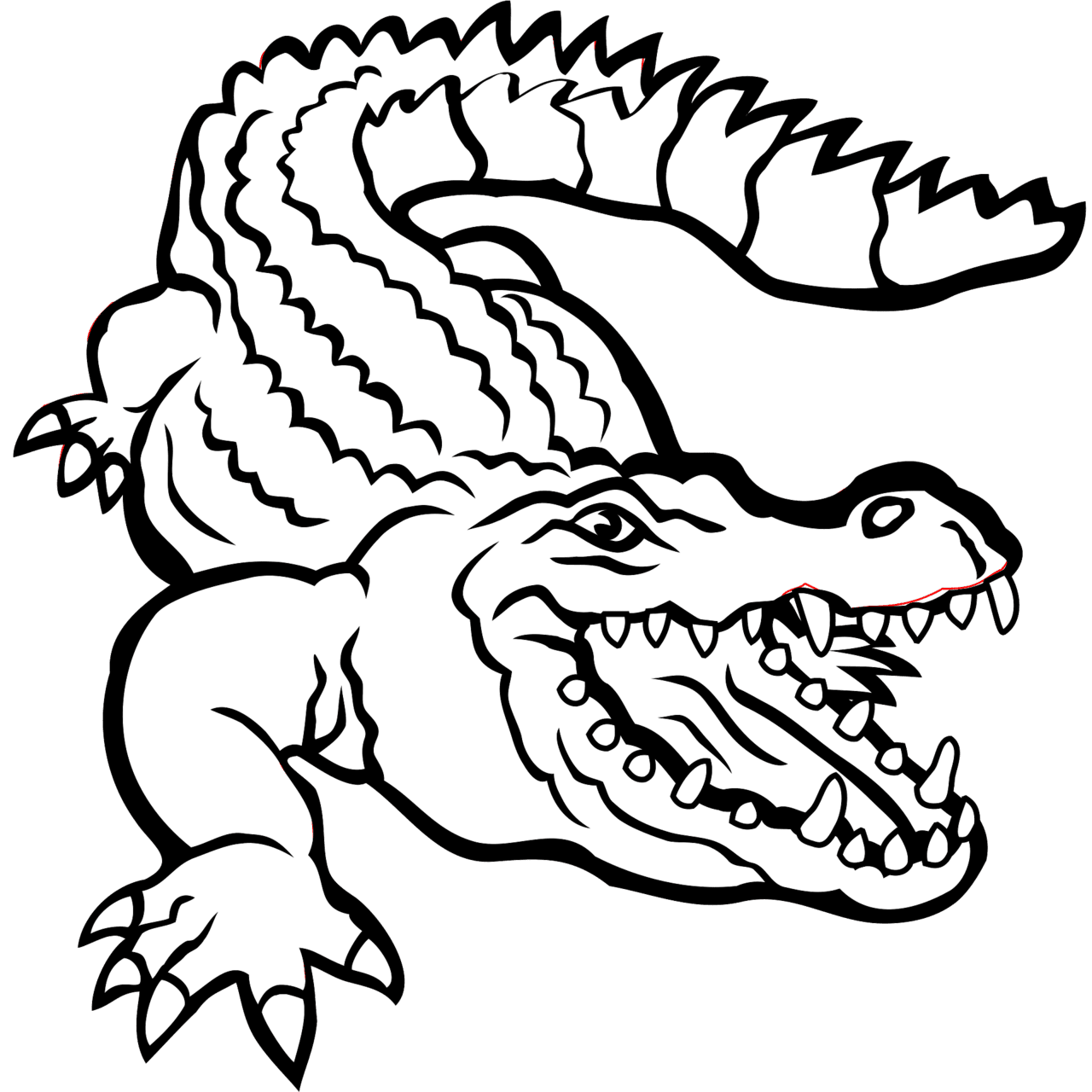 Gator crocodile vector clipart images