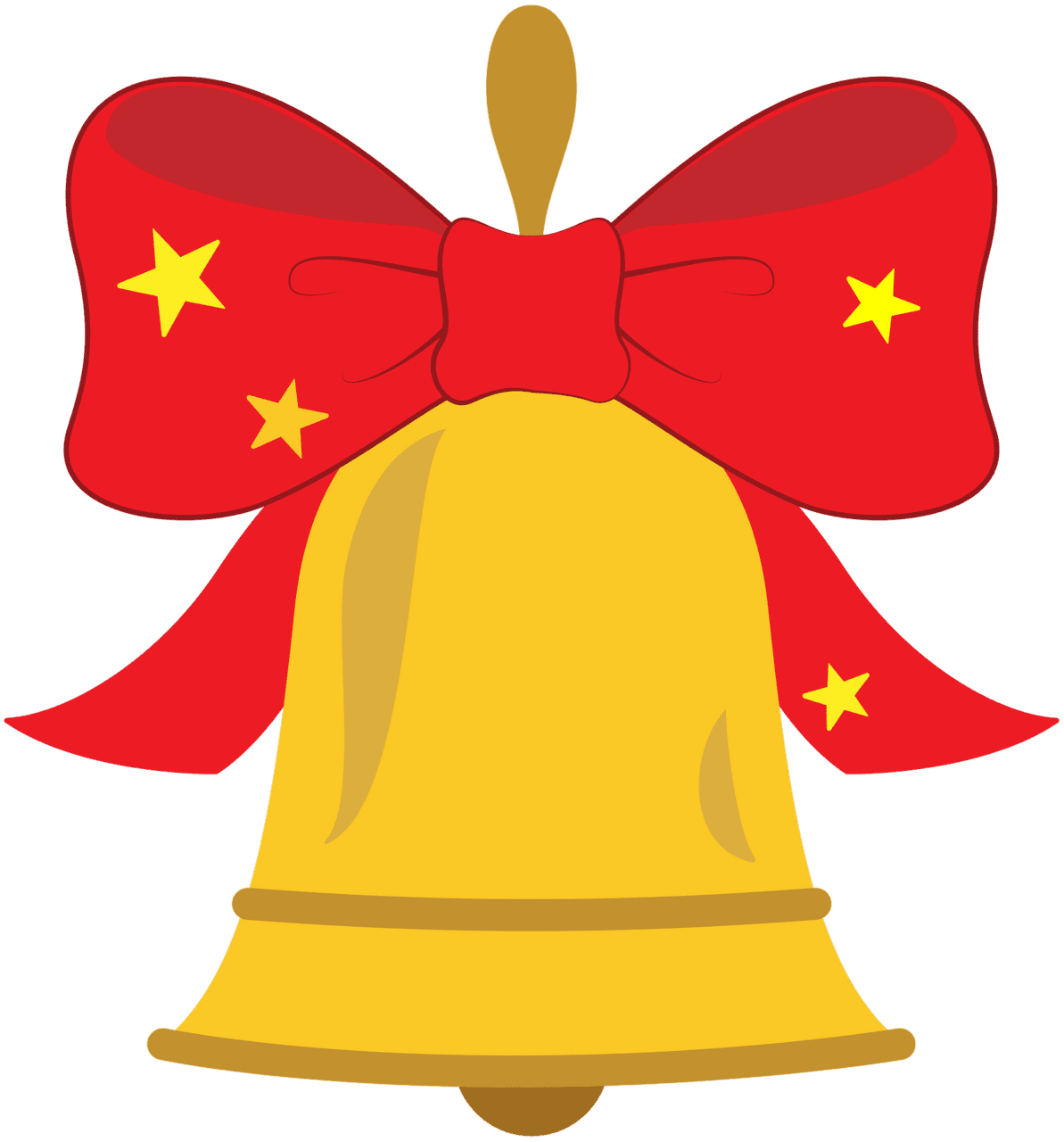 Christmas bell vector clipart images