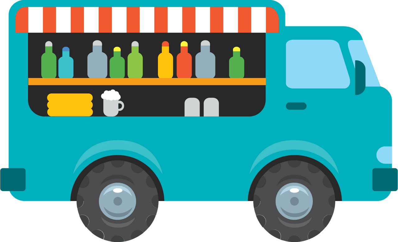 Food truck vector clipart images 6