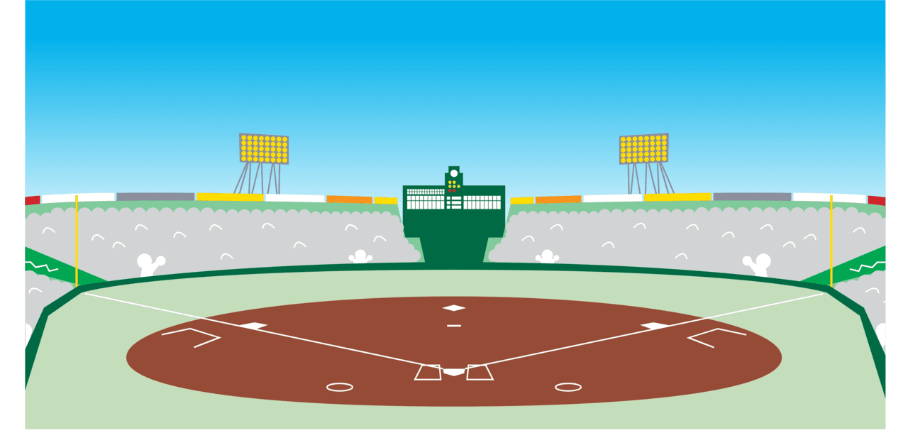 Baseball field park vector clipart images