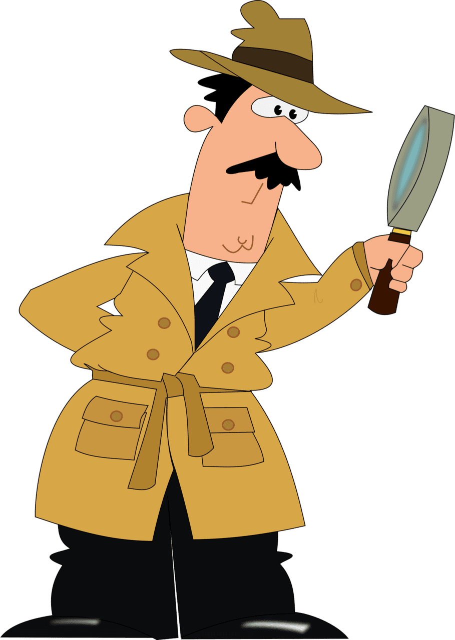 Detective vector clipart images