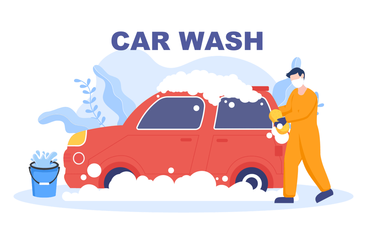 Car wash service pack services clipart picture