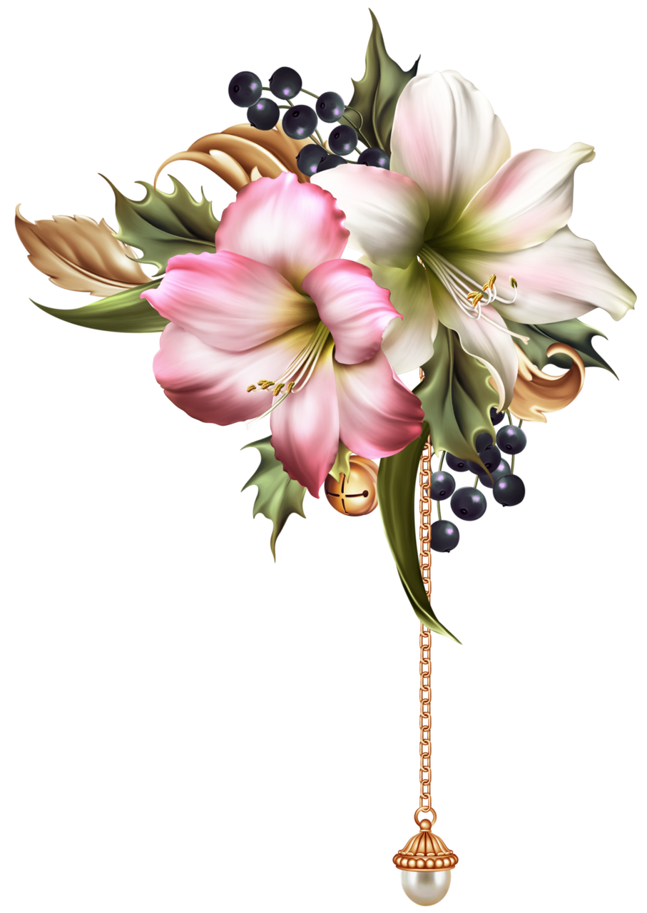 Bouquet of flowers pin page clipart free 5
