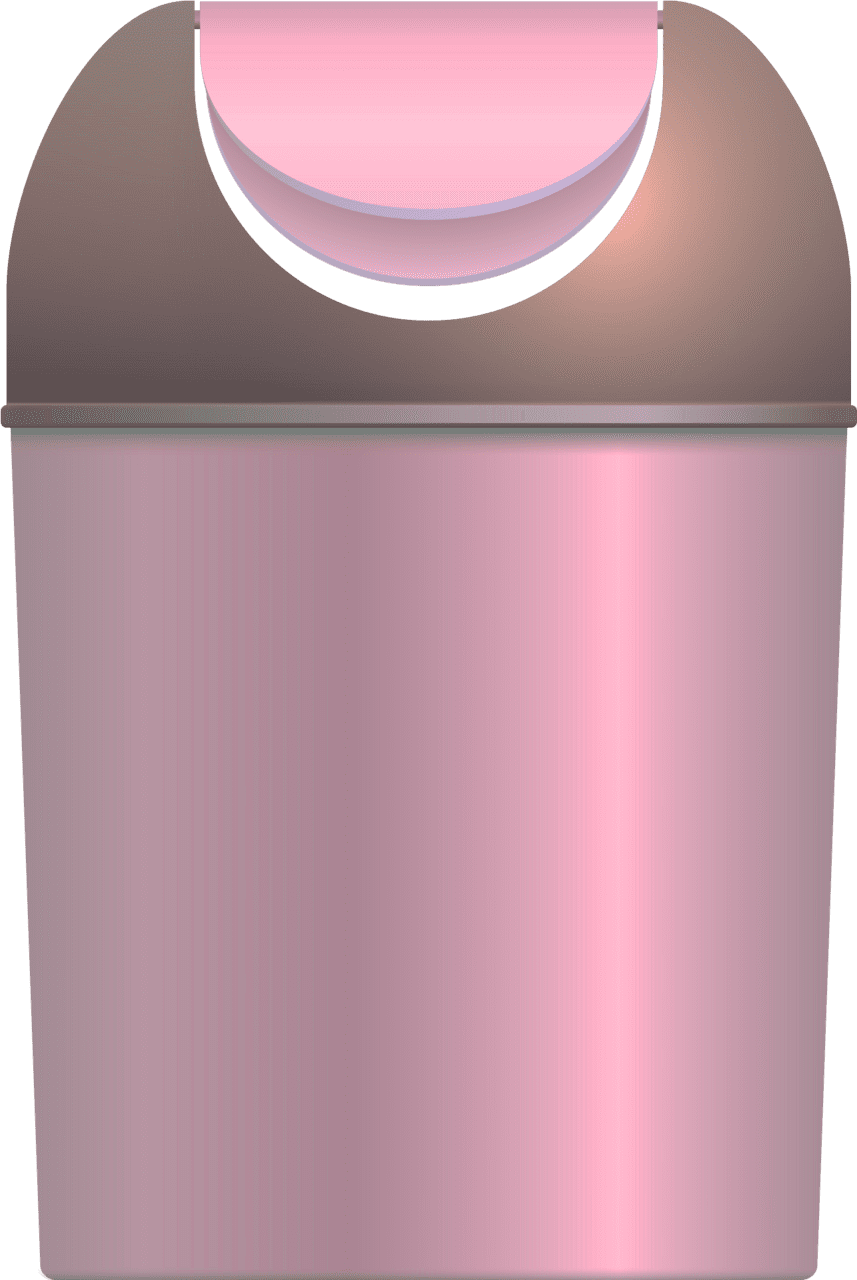 Garbage can vector image transparency full size clipart