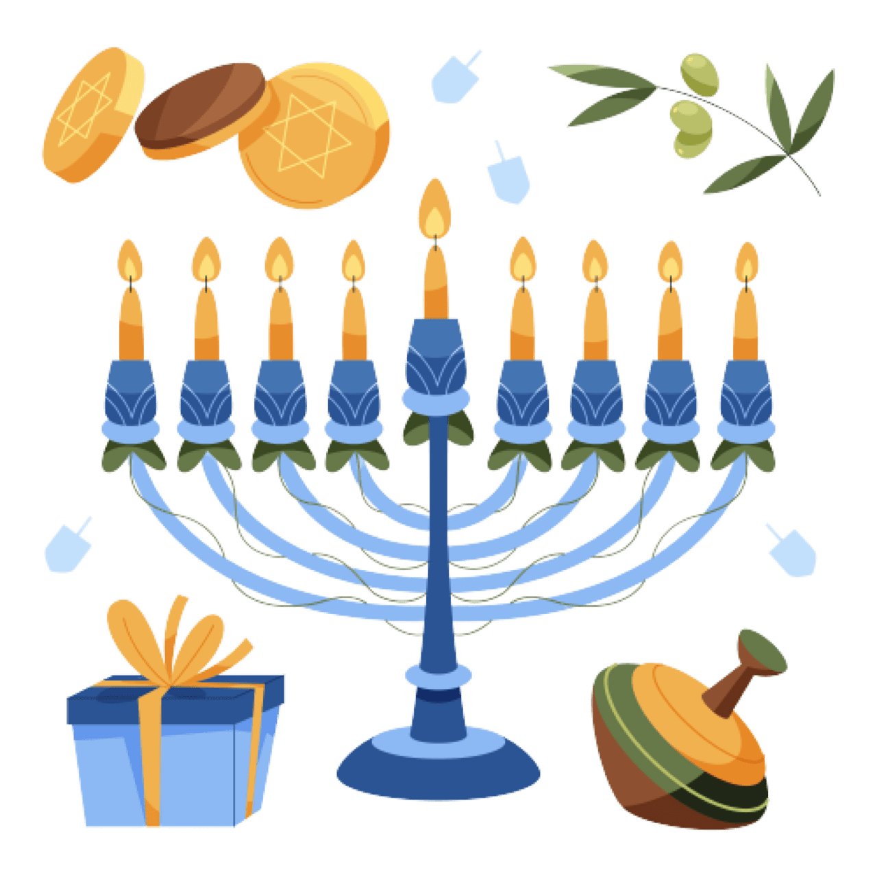 Hanukkah jewish life chabad of austin clipart photo