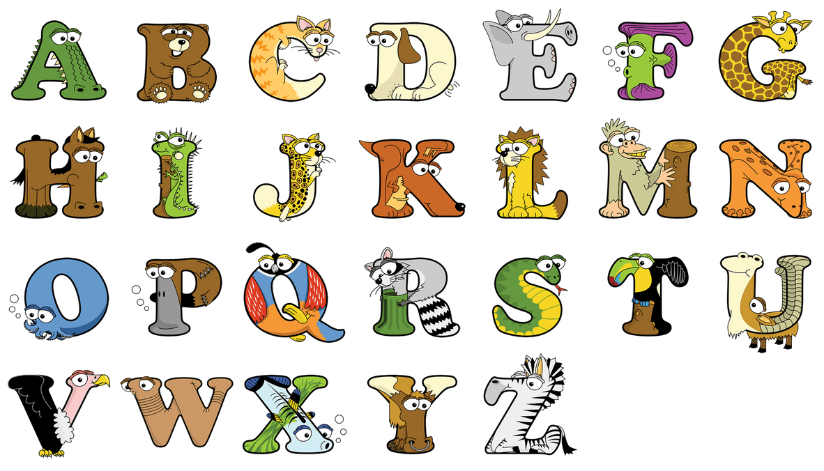 Alphabet imals by thomascarr deviantart clipart free