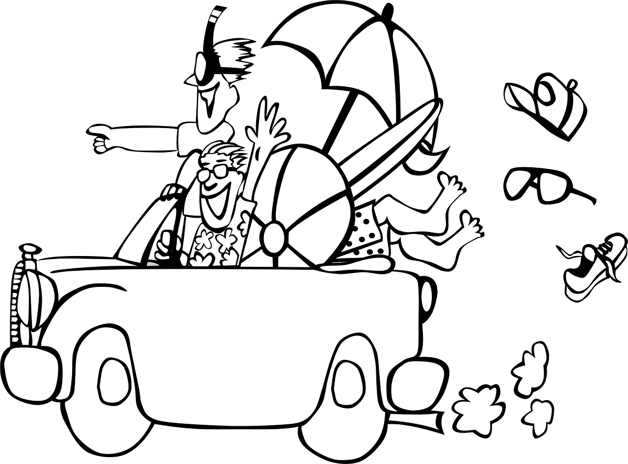 Vacation summer holiday vector graphic clipart
