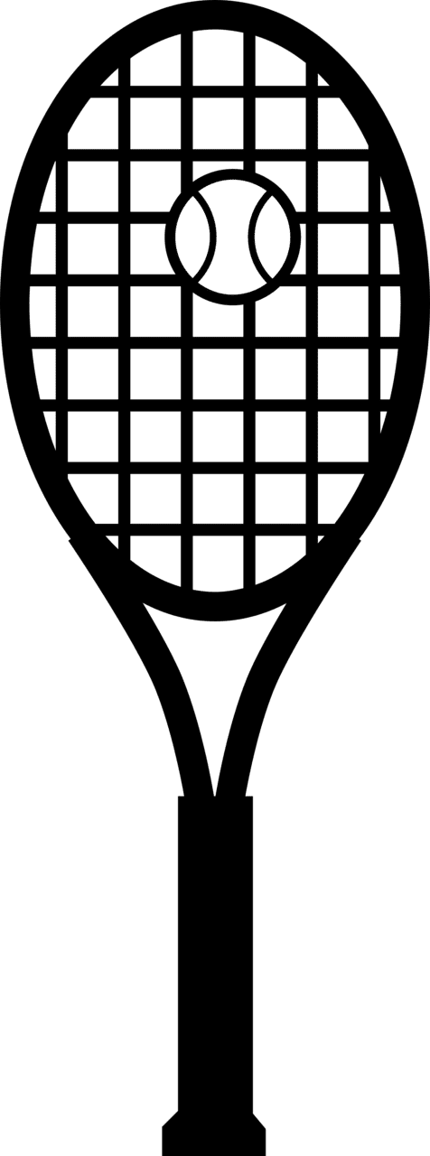 Clipart tennis racket transparent