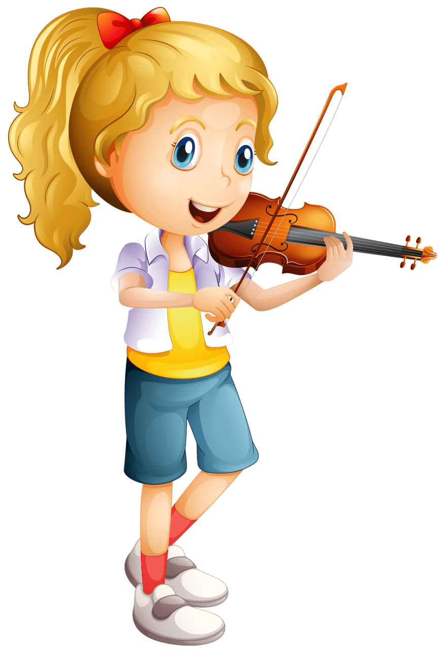 Violin clipart vector 2