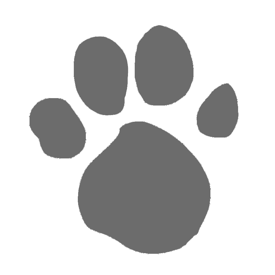 Dog paw pin page clipart logo 3