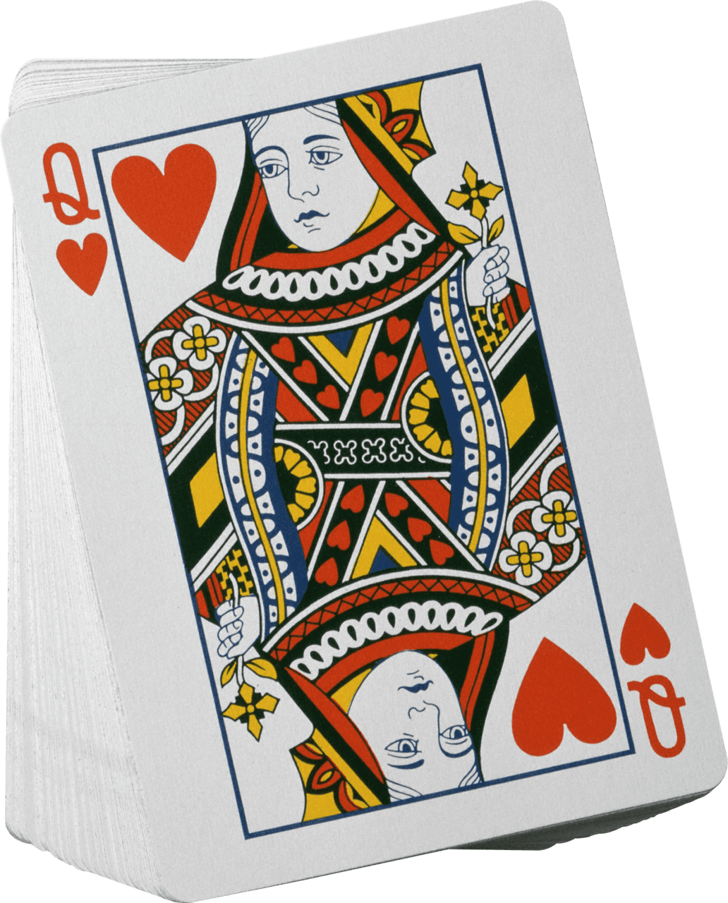 Playing cards image size clipart