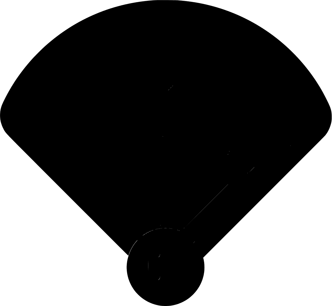 Baseball diamond vector silhouettes clipart