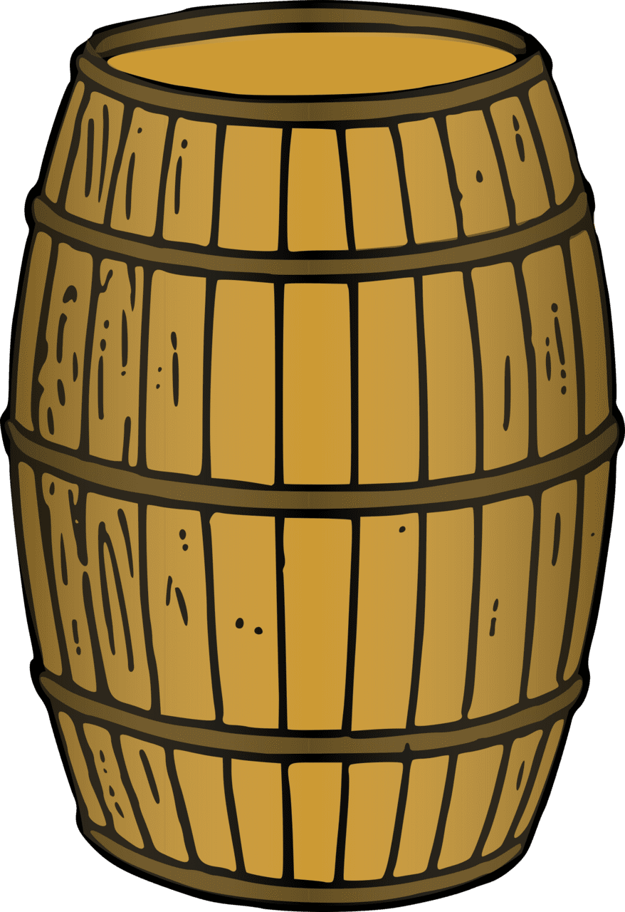 Alcohol barrel rendered clipart clip art