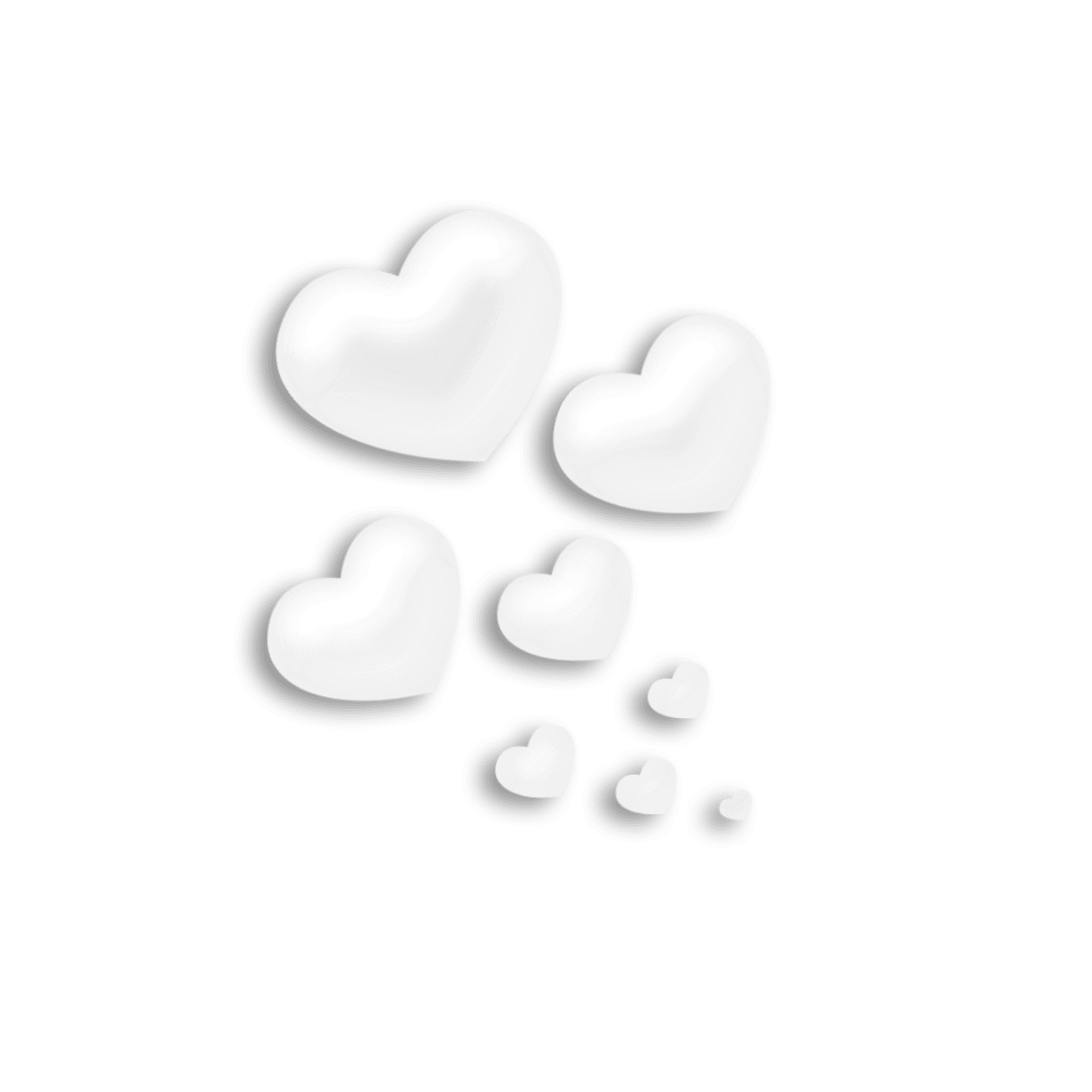 Black white heart cora hearts toedit clipart image