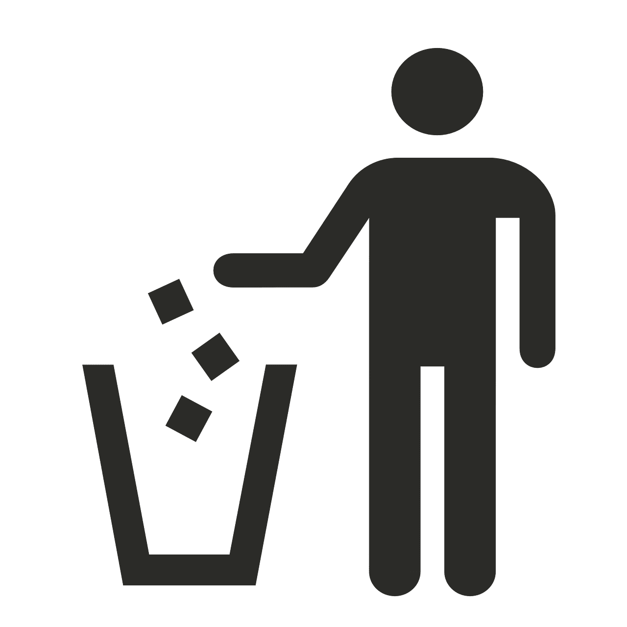 Trash environment garbage vector graphic clipart