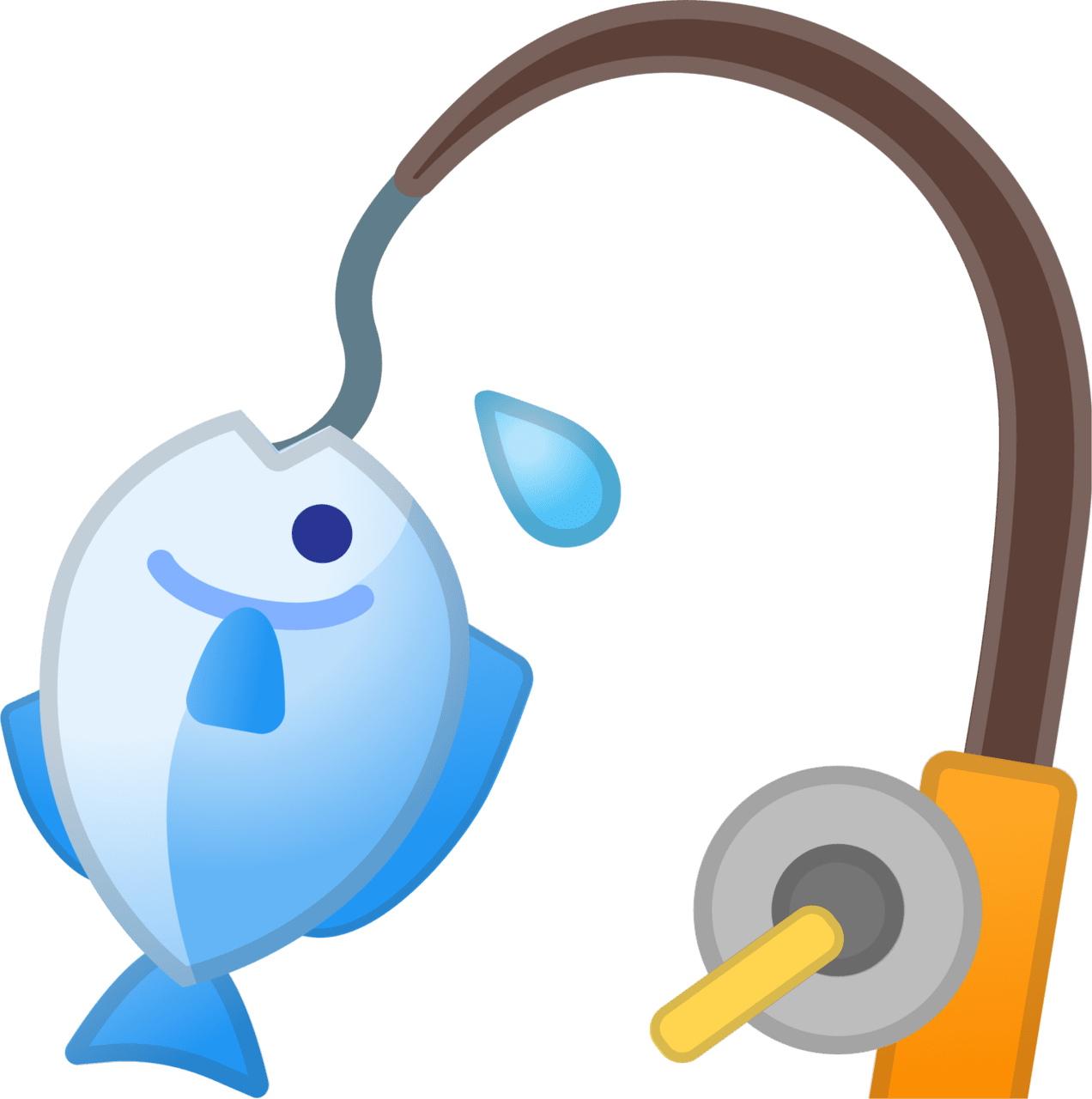 Fishing pole emoji for clipart picture