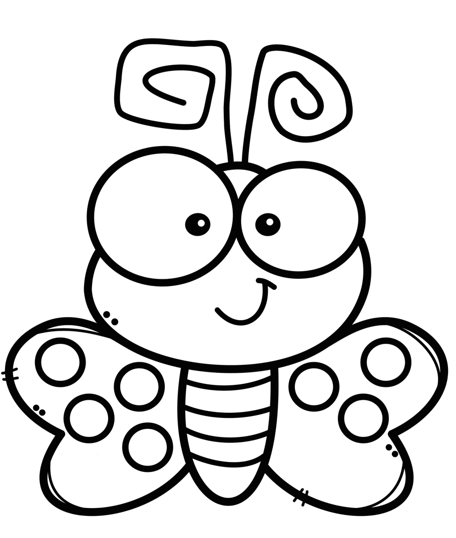 Bee black and white pin page clipart photo 3