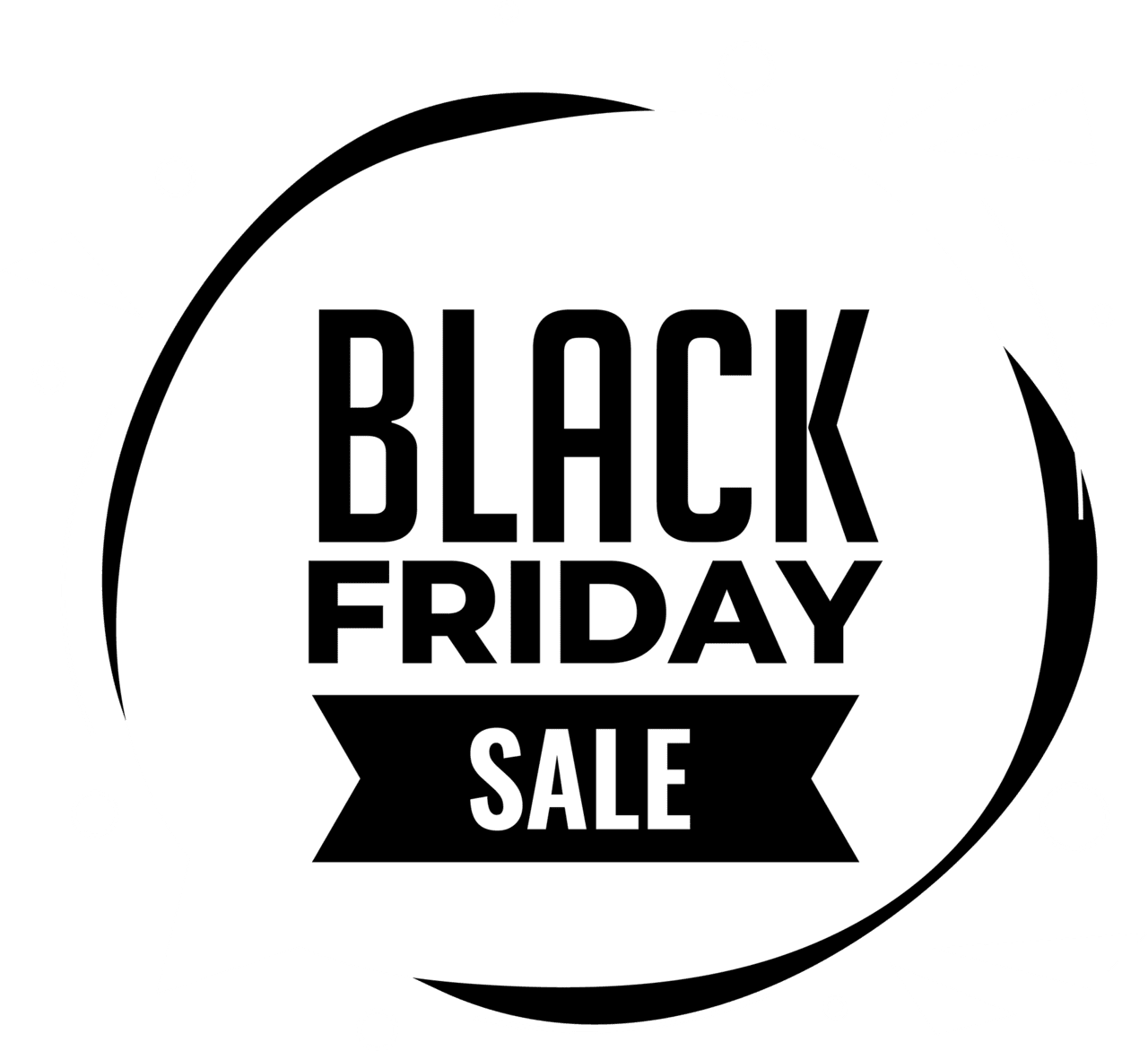 Black friday sale abstract clipart free