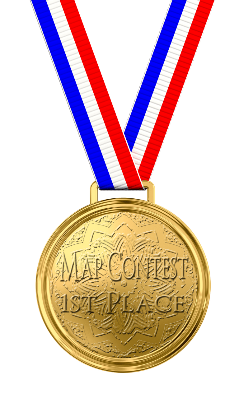 Award gold medal clipart vector