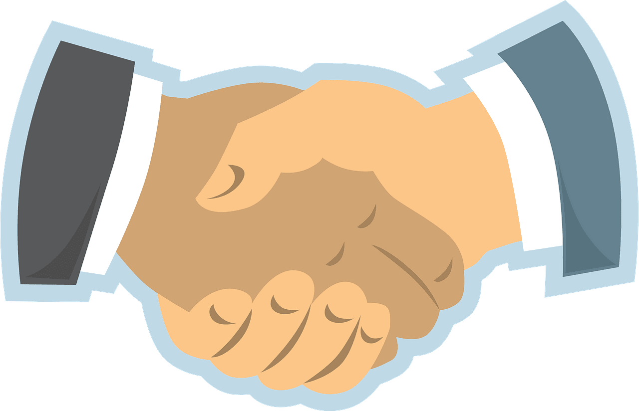 Shake hands handshake vector clipart images 2