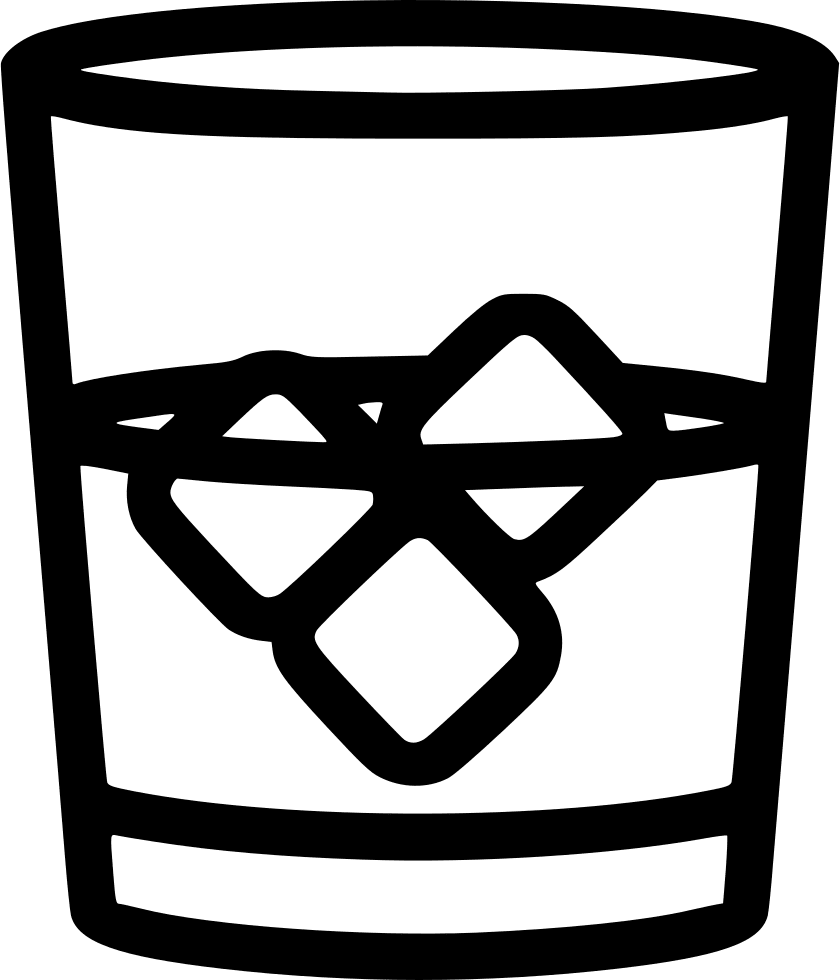 Alcohol whiskey glass clipart image