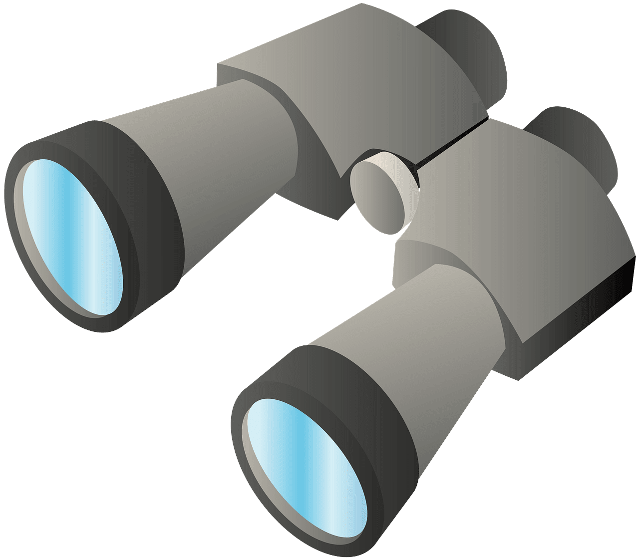 Binoculars vector clipart images 8