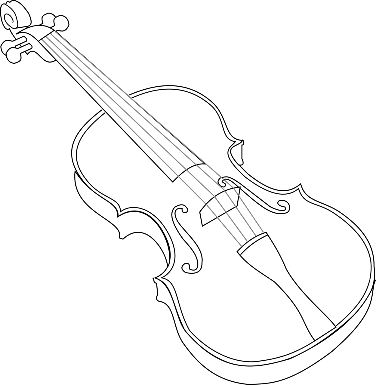 Violin clipart picture