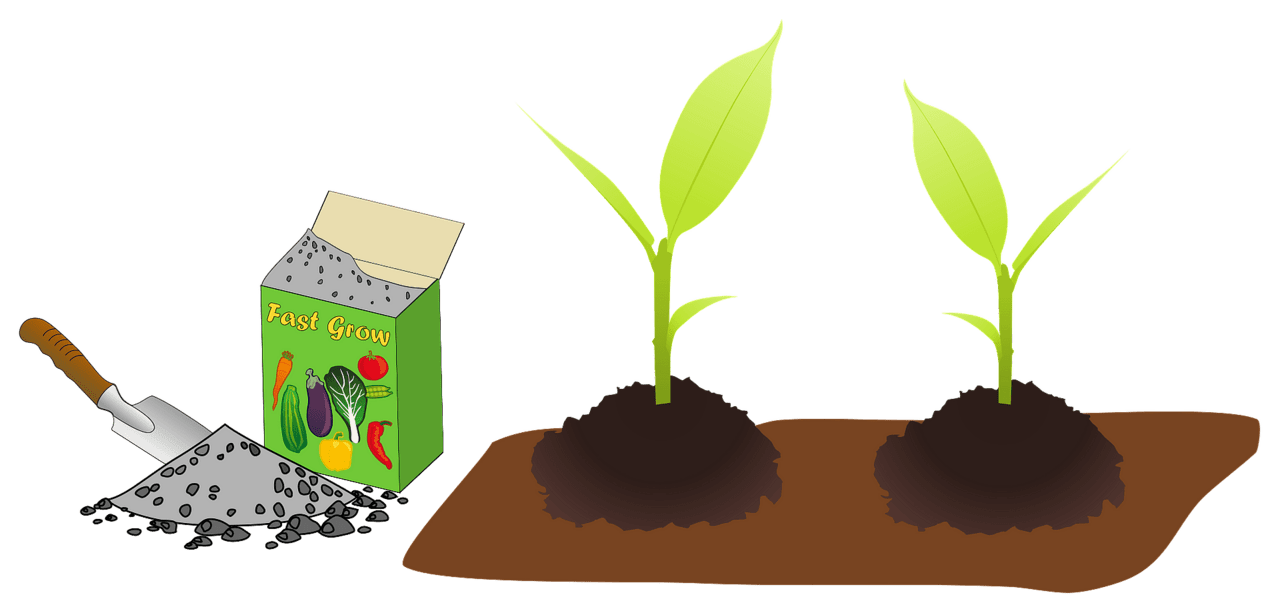 Gardening horticultural garden fertilizer vector clipart images