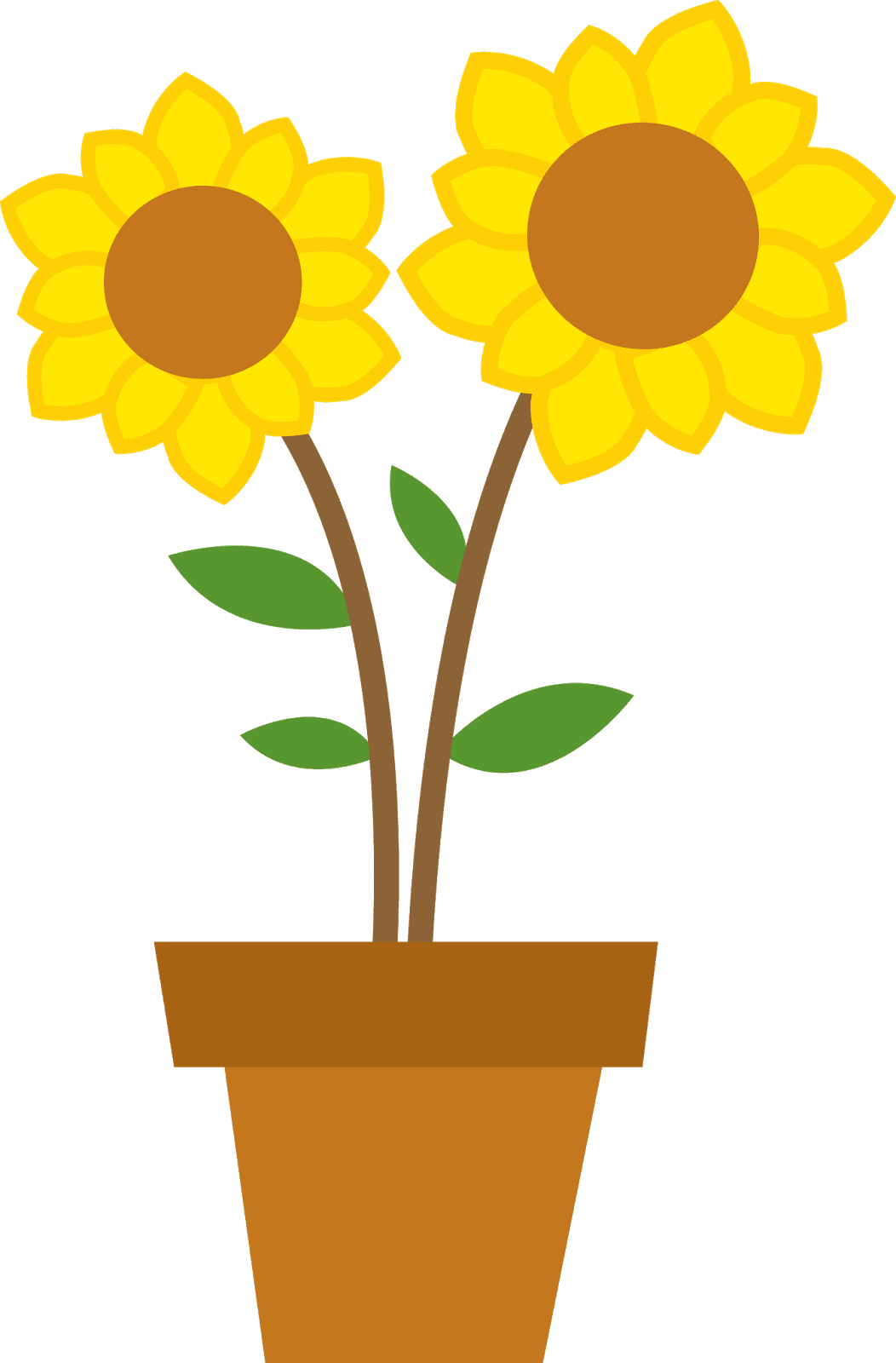 Flower pot abelhinha clipart free