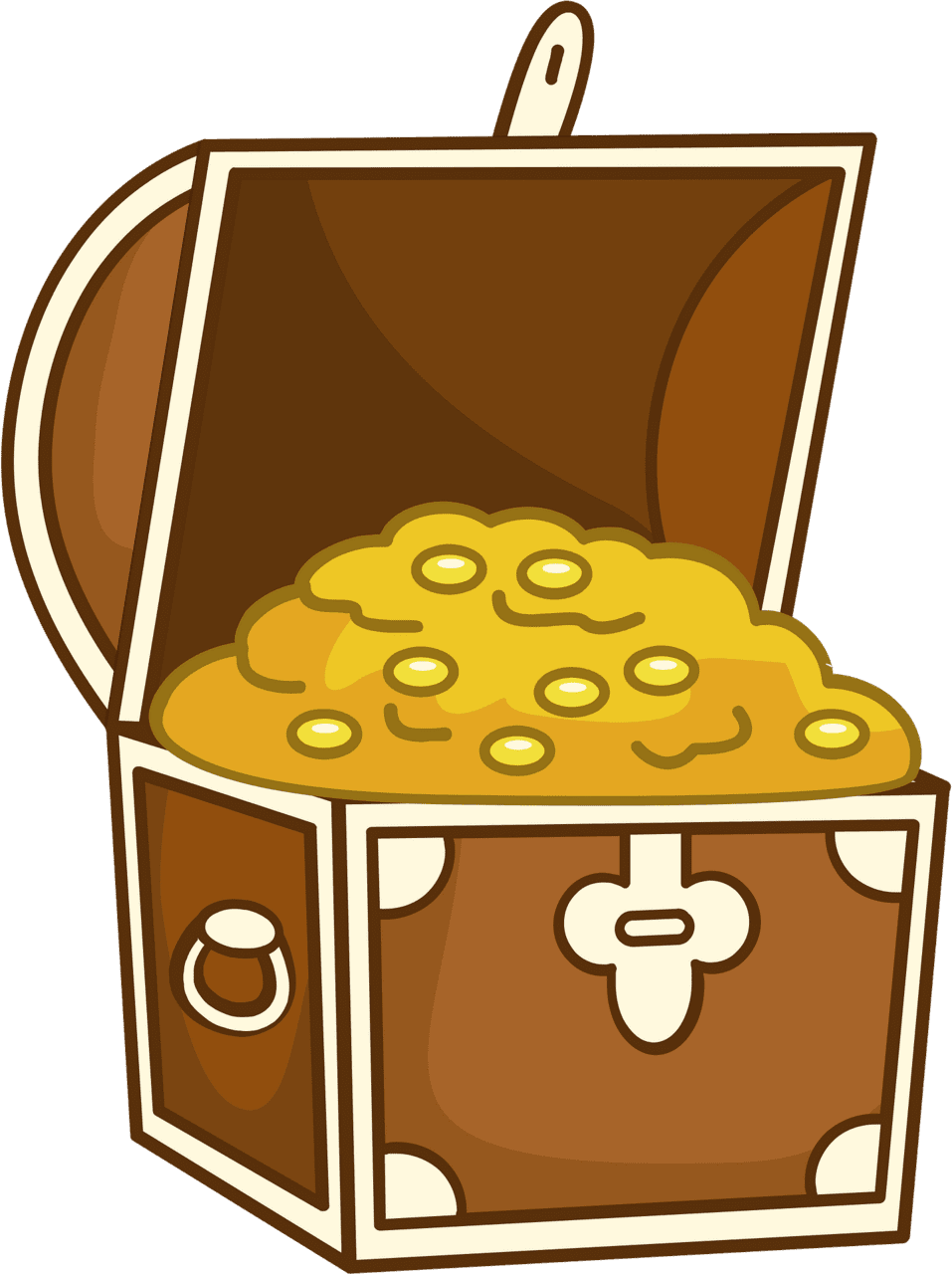 Treasure chest vector clipart images 3