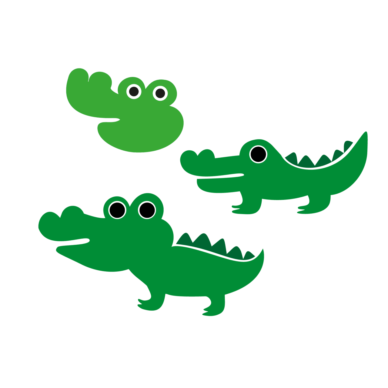 Gator pin page clipart picture