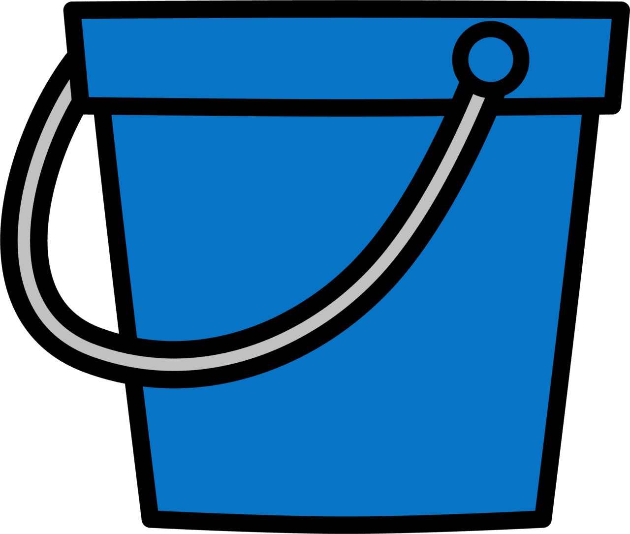 Bucket pin page clipart background