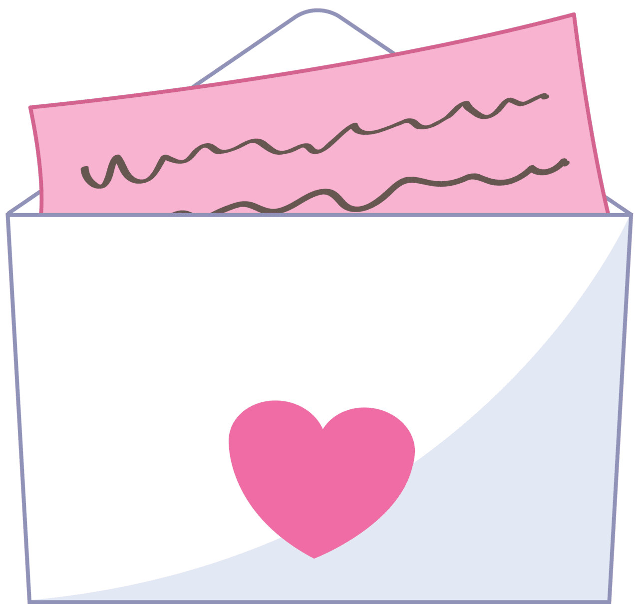 Envelope pin page clipart background