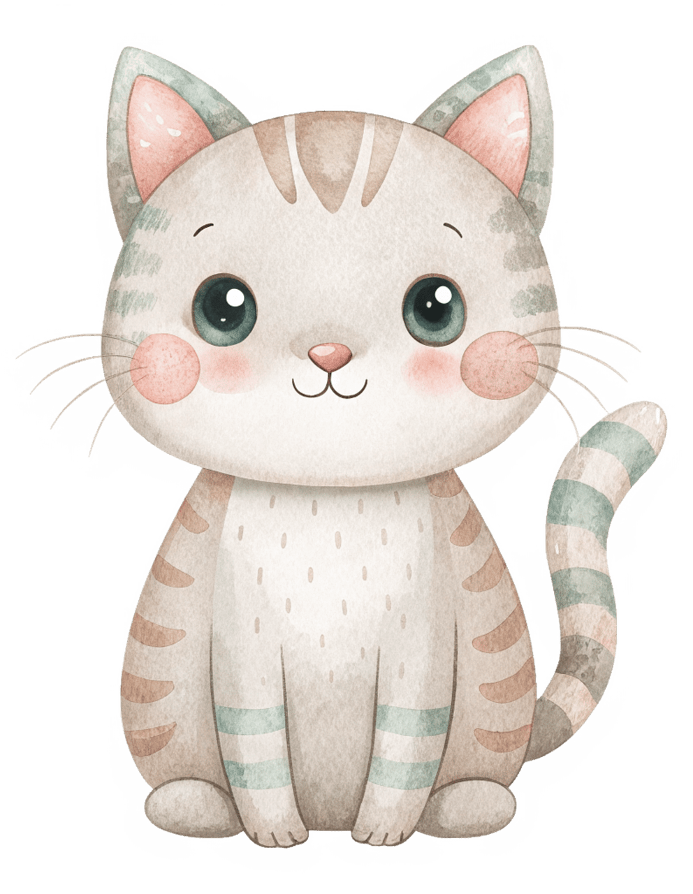 Cute cat pet ten image clipart