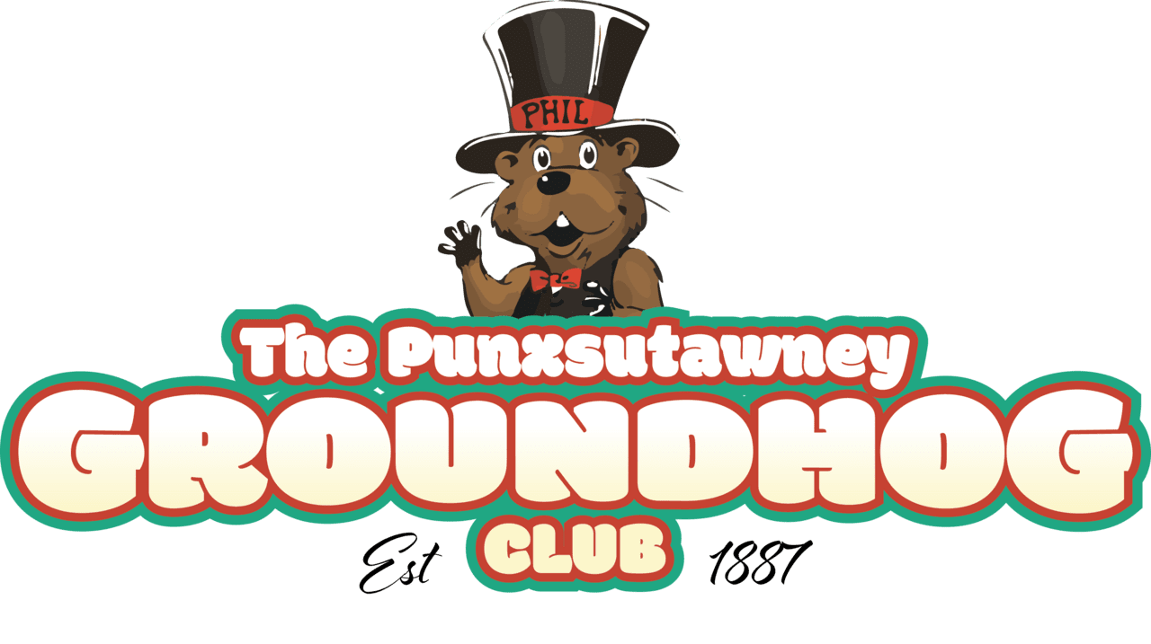 Groundhog day 2024 schedule info punxsutawney club clipart vector