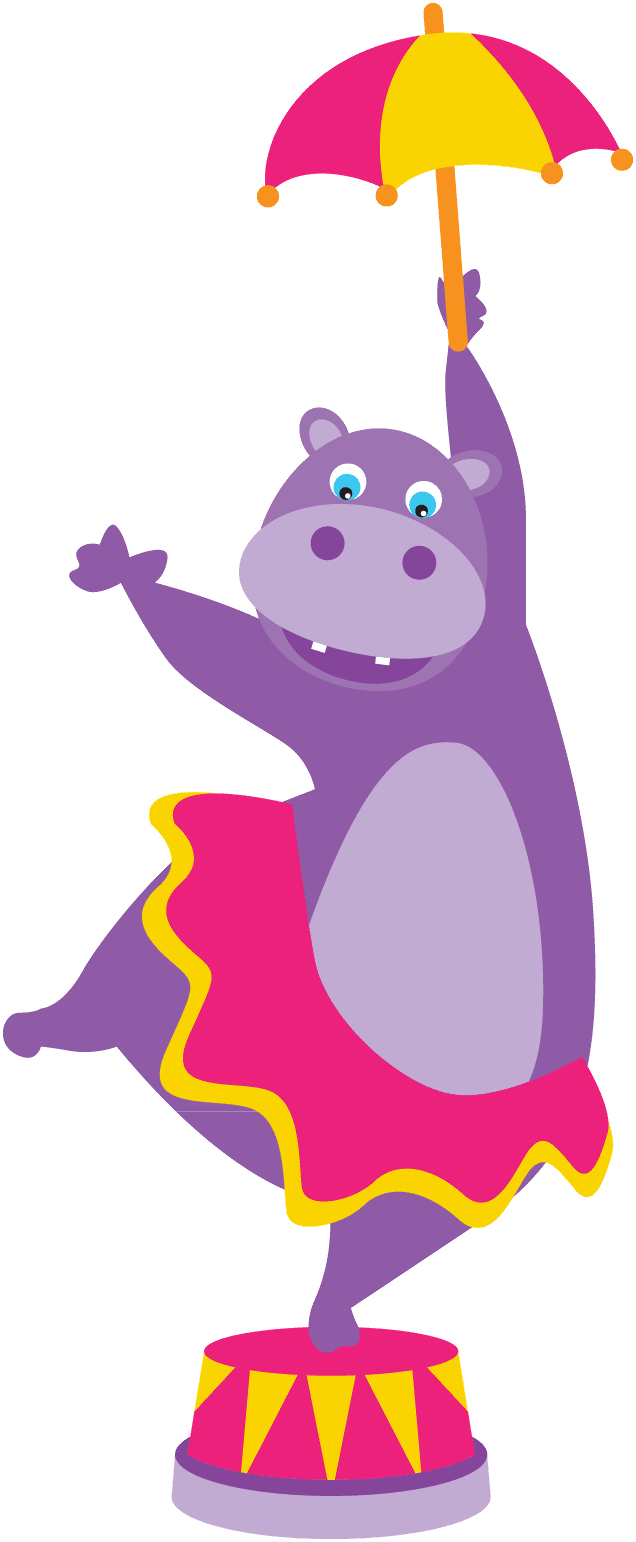 Circus pin page clipart logo 4