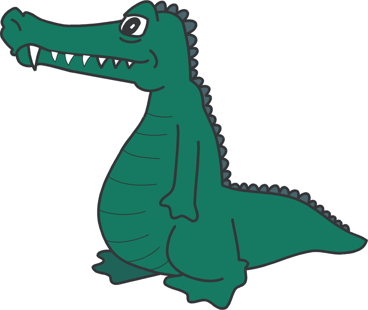 Alli gator vector clipart images 5