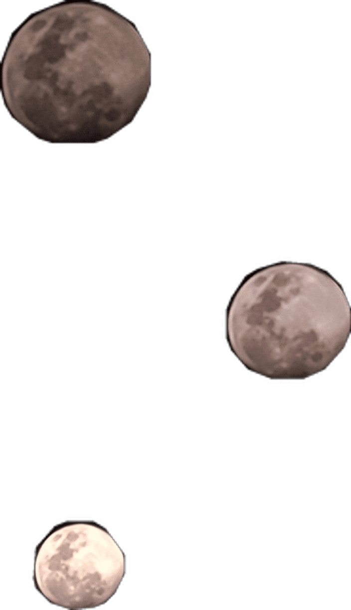 Eclipse moon in cutout clipart vector