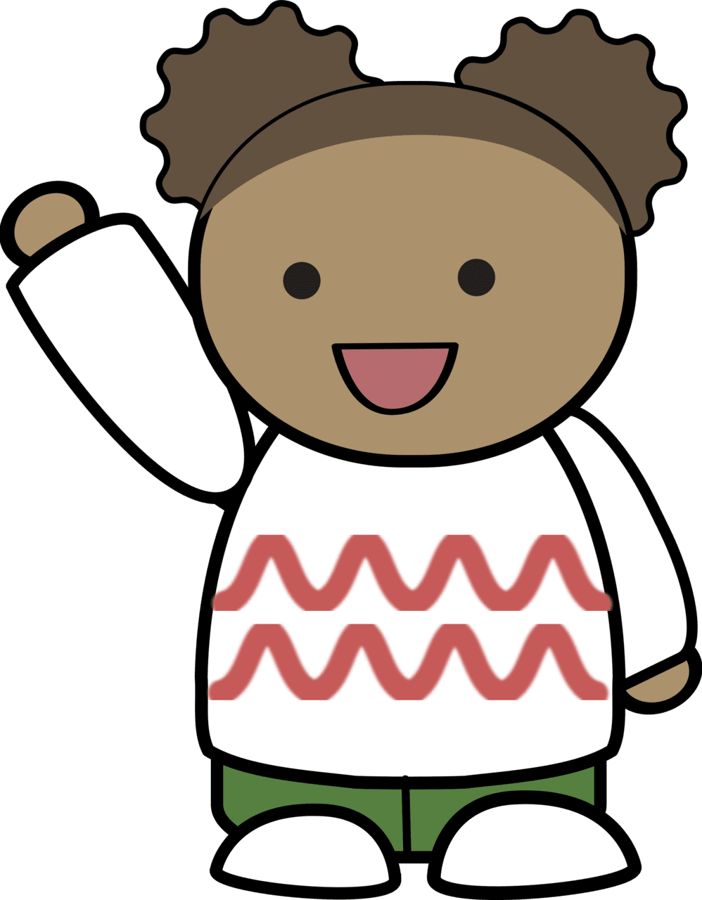 Waving smile clipart wave hello image with no background