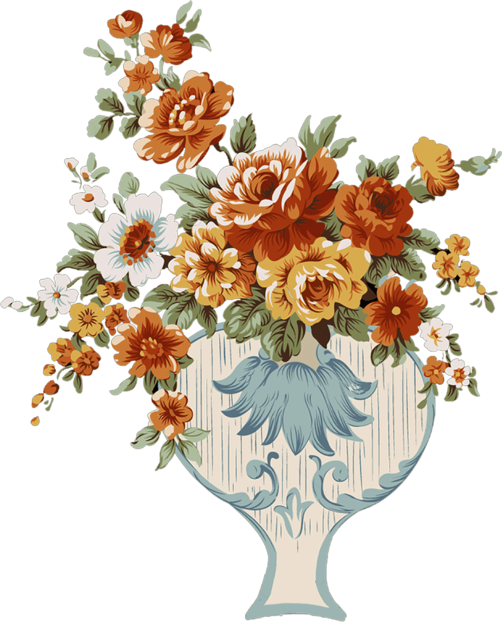 Bouquet flowers clipart photo 2